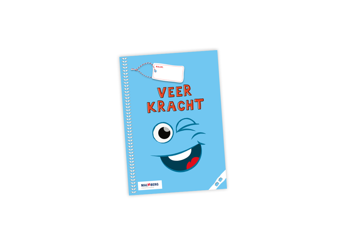 Veerkrachtboekje blauw
